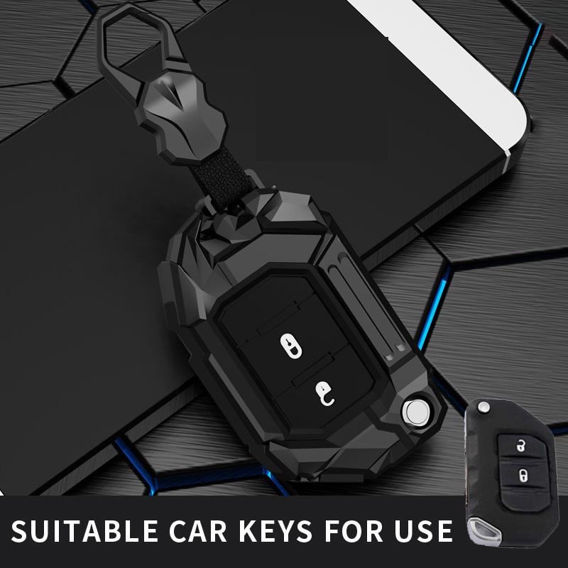 Pokrowiec na kluczyk Etui na kluczyk Pokrowiec ochronny na pilot do Jeep Wrangler JL TJ Gladiator JT 2018 2019 Ochrona breloka