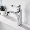 Rubinetto Lavabo Bagno Monoleva Caldo e Freddo Cromato Rubinetto Miscelatore Classico Rubinetto in Ottone Massiccio Rubinetto Lavabo Lavatorio