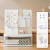 Rotating Hole Board Storage Box Organizer with Drawer Rack Office Table Student Desktop Small Compartment Stationery Storage Box