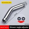 Shower Head Angle Adjuster Elbow Adapter Connections Shower Arm Extension Angle 135° Elbow Hand Shower Top Spray Elbow Connector