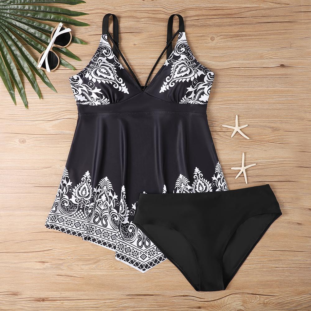 Zweiteiliger Badeanzug Bademode Damen Strandmode Badeanzug Push Up Biquini Bandeau Damen Badeanzug Damen Bademode