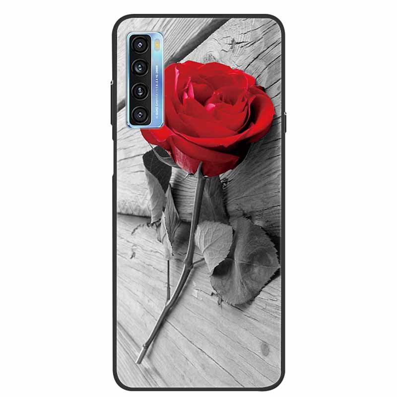 For TCL 20L Case Cute Painted Soft Silicone Back Cover for TCL 20L+ Plus T775H Phone Cases TPU Bumper For TCL 20S 20 L T774H