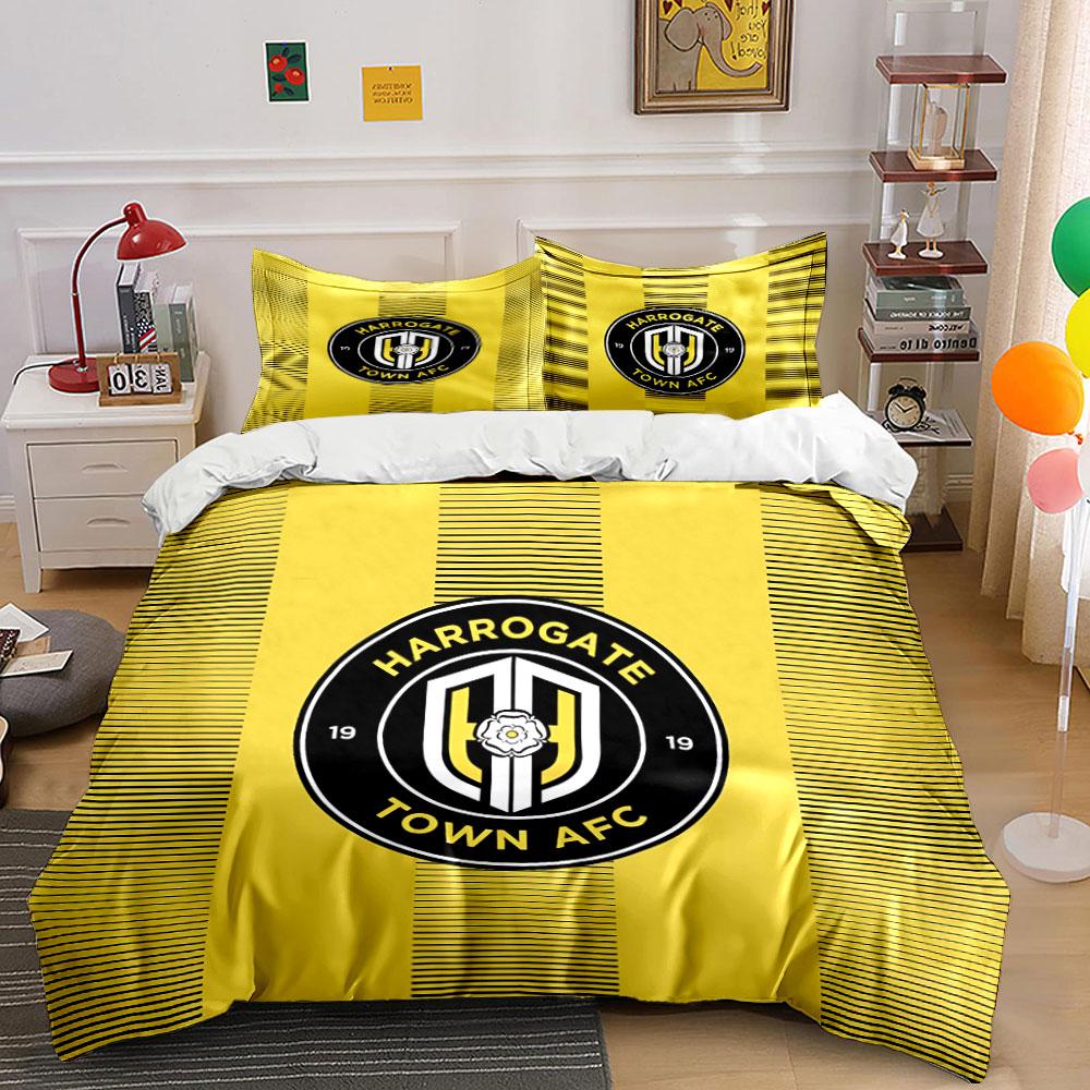 "Yellow Harrogate Town Set" Bedding Duvet Cover Set Duvet Cover Pillowcases  (1 * Duvet Cover 2 * Pillowcases, Without Duvet Insert)