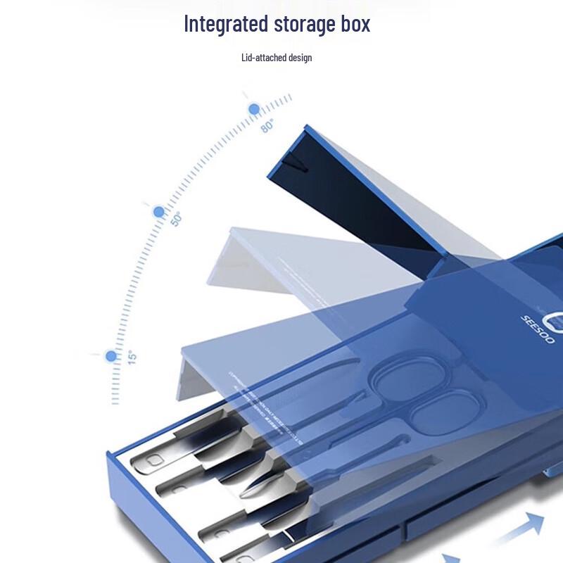 Seesoo 7-Piece Nail Clipper Set