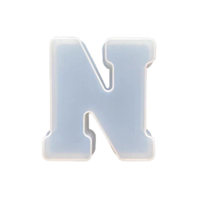 Silicone Alphabet Molds Large 26 Letter Molds Epoxy Resin Molds for DIY Craft Birthday Party Wedding Home Decoration