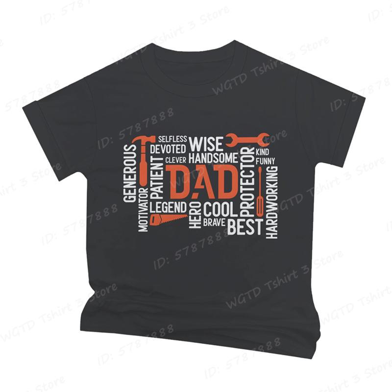 Dad The Man The Myth Daddy The Legend Tshirts Mens Summer Casual Short Sleeved Tees Tops Fathers Day Tshirt Funny Dad Shirt