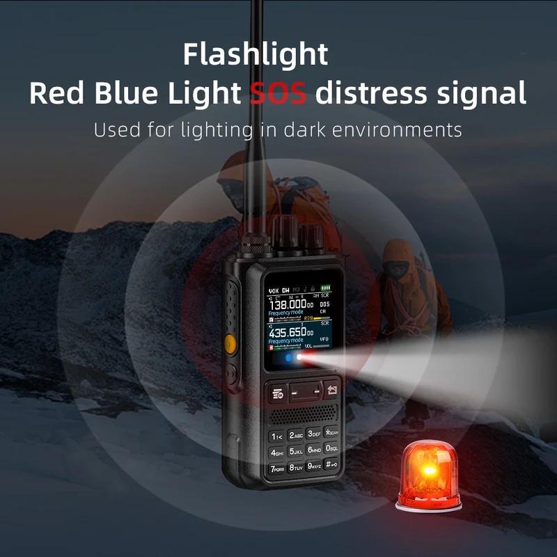 UV110D Walkie Talkie 1 Pieces Long Range Portable Handheld Talkie-walkie Blue-tooth Phone APP Programming Two Way Radio