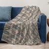 Bohemian Kilim Tribal Pattern Flannel Printed Blanket Suitable For All Seasons Suitable For Living Room Office Sofa And Travel