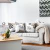 4*45cm Throw Pillow Cover Set Of 4 Pieces. Geometric Art Single-sided Print. Hidden Zipper Design. Suitable For Sofa, Bedroom And Home Decoration.