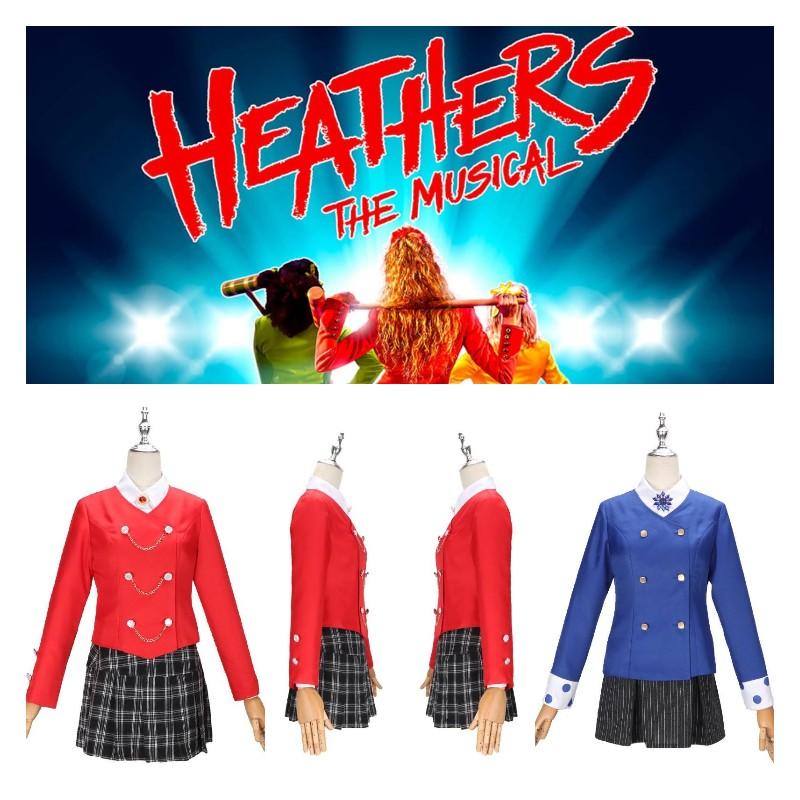 The Heathers Musikal Veronica Sawyer Halloween Cosplay Kostyme Draktssett Polyester