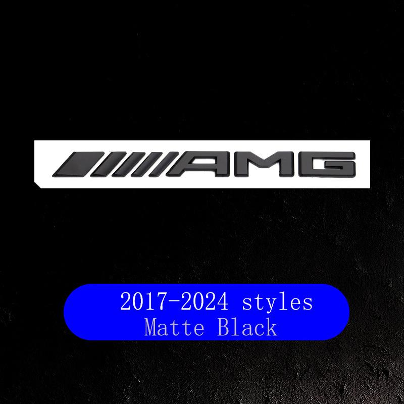 2025 Hot AMG Logo Car Tail Trunk Auto Emblem Sticker Accessories For Mercedes Benz Brabus Smart Maybach W204 GLC CLA W205 W203 W