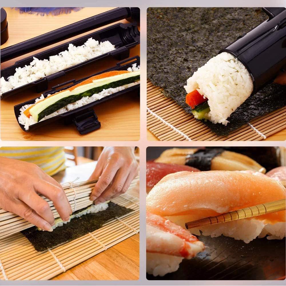 1Pcs White Sushi Roll Maker Kit Mold Food Grade Plastic Easy Sushi Cooking Rolls