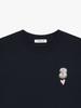Teulimachi Tri / Heart T-Shirt / Navy