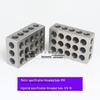 Set Morsetti Regolabili per Fresatrice: Cunei, Blocchi e Imballaggi Paralleli (25-50-75, 23 Fori, 1-2-3 Altezza Uguale)