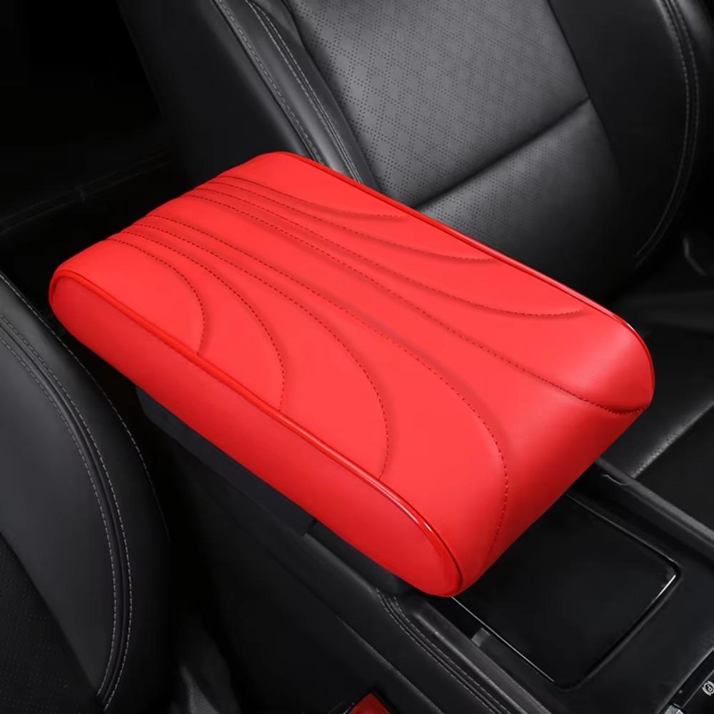 Leather Car Central Armrest Pad Armrest Protective Padding Protective Arm Rest Seat Box Multi-color Universal