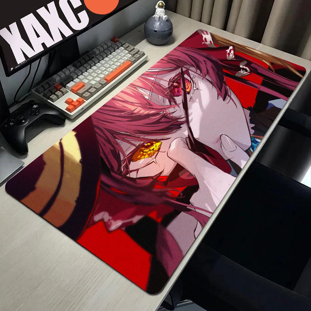 Mouse Pad Gaming Accessories Gamer alfombrilla Hololive Houshou Marine Computer Desk Mat Laptop Varmilo Keyboard Pads Mousepad