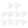 10set Disposable Bras and Panties Breathable Multifunctional Salon Top Garment Underwear for SPA Sauna White