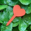 Plastic Plant Markers 100Pcs Heart Shape Tags Waterproof Gardening Labels Reusable for Pots Flower Beds Herb Gardens Identification