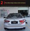 Toyota Camry TRD Sports Style Seagull Rear Wing Modification