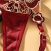 Butterfly Lace Thong for Women Low Waist G-String Transparent Mesh Panties Sexy Embroidered Briefs Adjustable Waist Culotte Femm