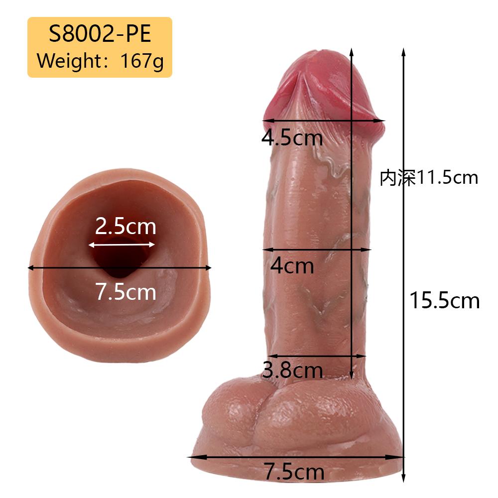 Male Penis Condom Soft Silicone Lengthen Enlarge Dildo Adult Sex Toys Gay Femdom Pegging Realistic Cock Strap On Dick