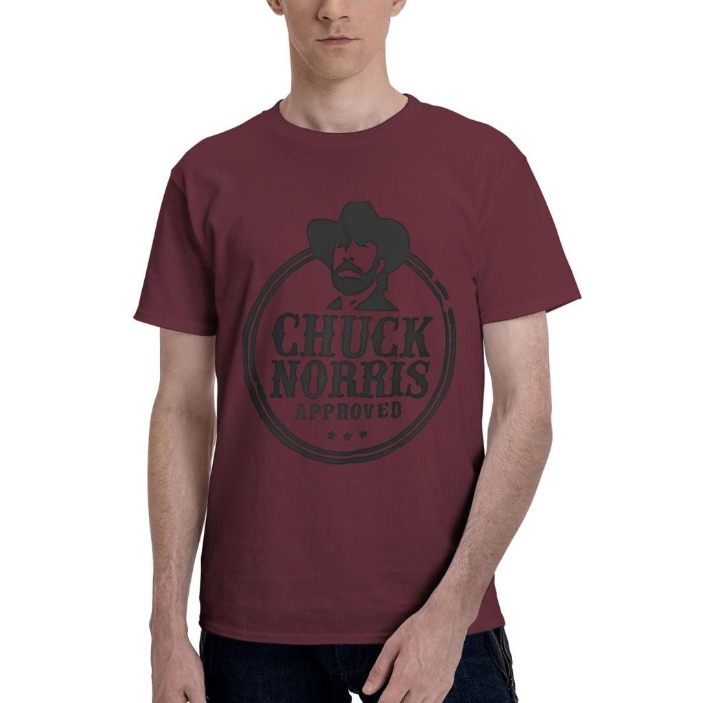 Chuck Norris Approved 100 Cotton Casual Breathable Confortable Men Top Short Sleeve TShirt Men Clothes