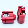 LEXOR Steering Wheel Up Spacer Bike Bar Clamp Up Conversion 22.2mm 28.6mm Compatible Posture Improvement Red