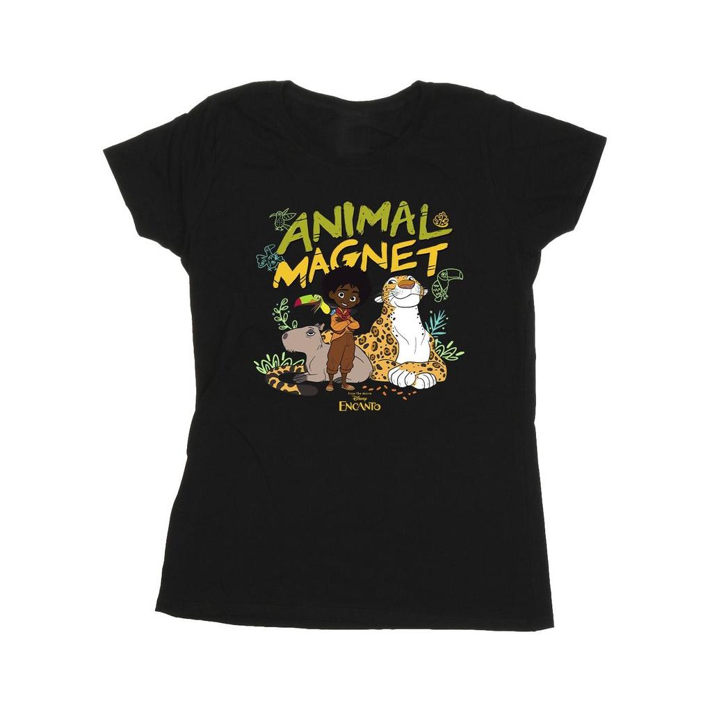 Disney T-shirt in Cotone Encanto Animale Magnete da Donna