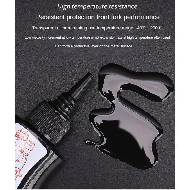 60ML Mountain Bike Front Fork Shock Absorber Oil Front And Rear Shock Absorber Silicone Oil Lubricating Oil Maintenance