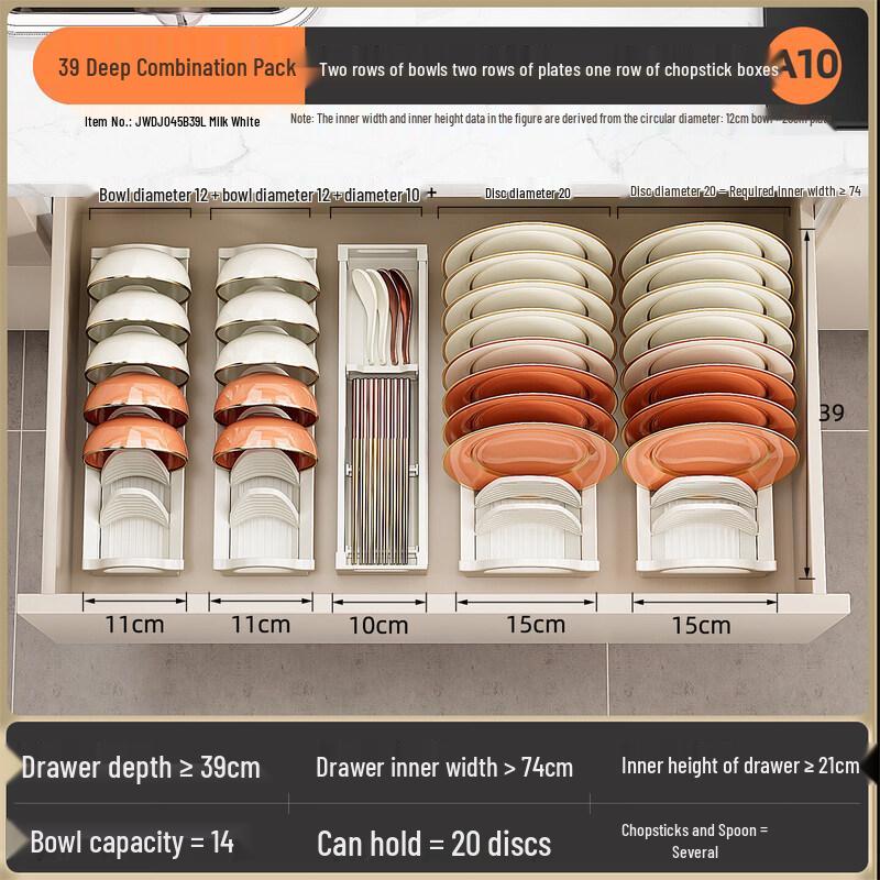 Qiwei Aluminum Kitchen Dish Drainer Rack