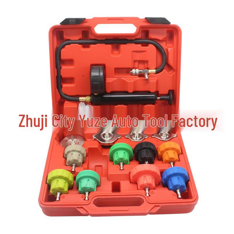 Universal Car Radiator Coolant Refill & Leak Detection Kit
