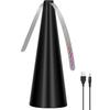 Fly Fans for Tables, Fly Deterrent Fan for Indoor Outdoor Meal, Keep for Your Food Clean, Portable Picnic Drive Food Fan Support USB and Battery