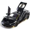 1/24 Diecast Lambor 770 High Simulation Alloy Sports Car Model Sound Super Racing Hot Car Wheel Children Gift Miniature Car