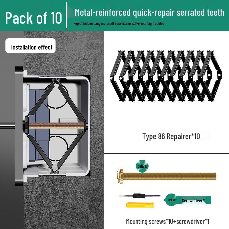 Universal Type 86 Concealed Wiring Box with Diamond Base