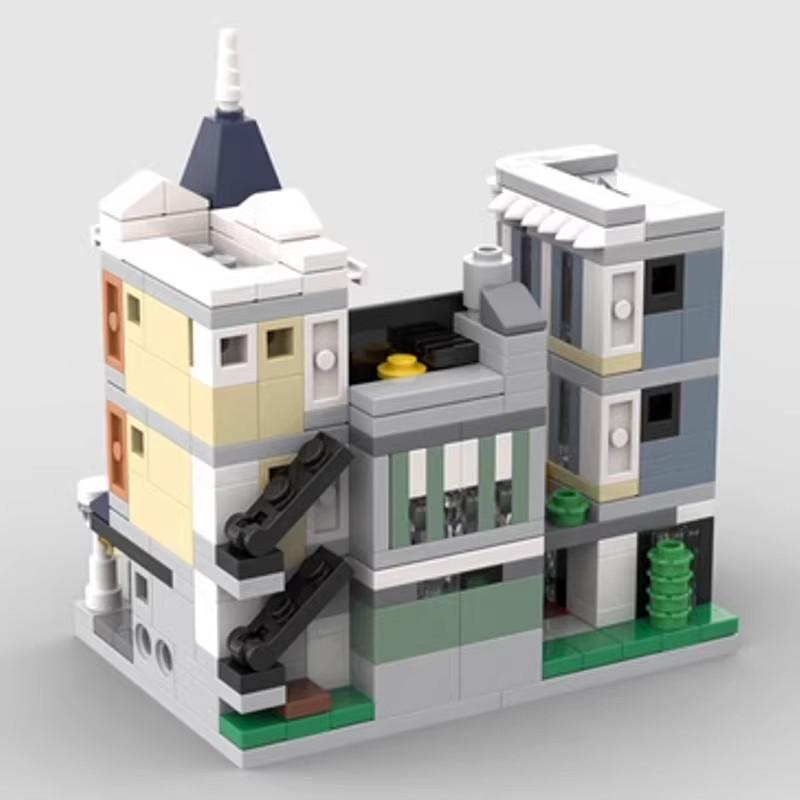 City Street Scene Central Assembly Square Building Blocks Bricks Collections TOys for Kid Adults Birthday Gifts Creative Assembly Mo Practical Use