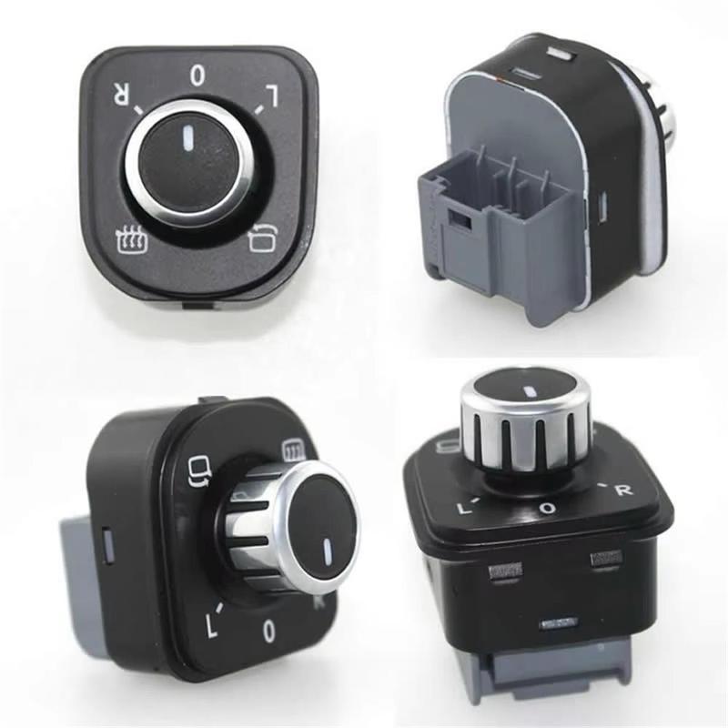 6pcs/set Switch For VW Headlight Side Mirror Master Window Door Switch Set for VW Golf MK5 6 Jetta MK 3 Passat B6 CC Golf Plus
