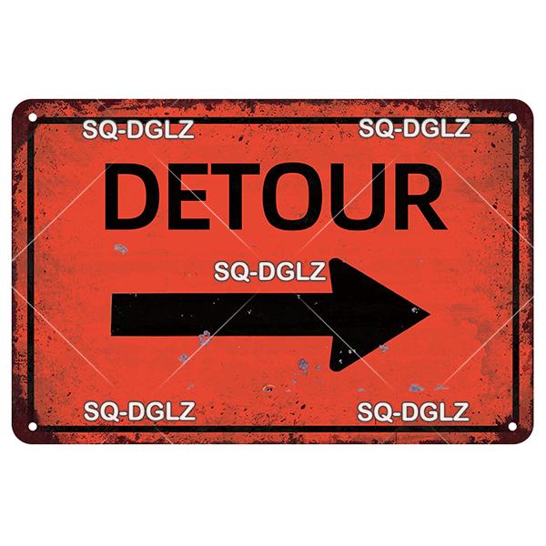 [SQ-DGLZ] Beware Caution Poster Metal Sign Vintage Plaque Tin Sign Plate Wall Room Decor For Bar Club Man Cave Art Painting