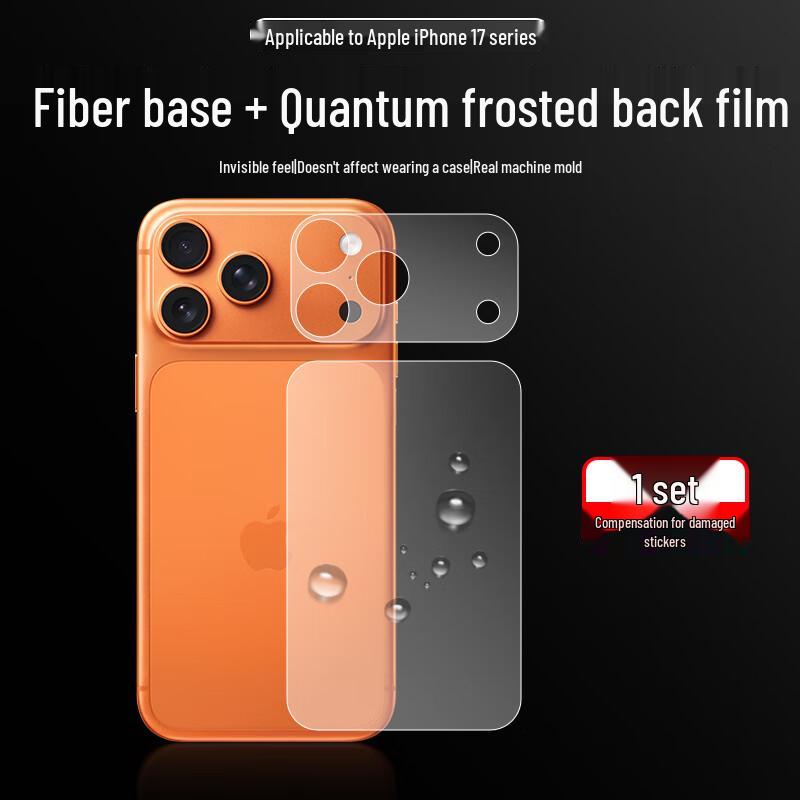 

Матовий захисник задньої панелі та об єктива камери Smorss, стійкий до подряпин, для серії iPhone 17 iPhone 17 Pro Max