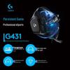 Logitech G431 Wired Gaming Headset with 7.1 Surround Sound