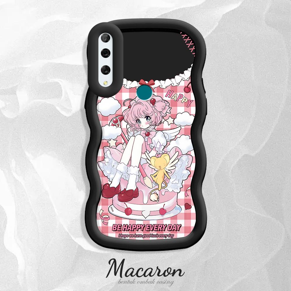 

Окрашенный узор Big Wave Edge Мягкий силиконовый материал Macaron чехол для телефона противоударный защитный резиновый чехол для iPhone Huawei Honor Infinix Tecno Tecno Spark Go 2021