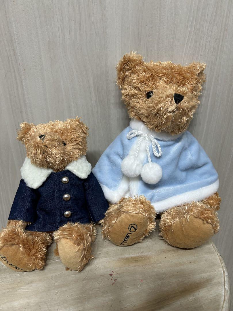 

[USED] Lexus Teddy Bear Cape Style Approx. 30cm Boa Blouson 20cm