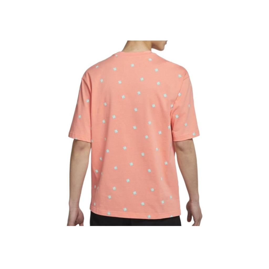 Jordan Sports Crew Neck Short Sleeve T-Shirt with Logo Print Men Tops Pink CZ5186-693