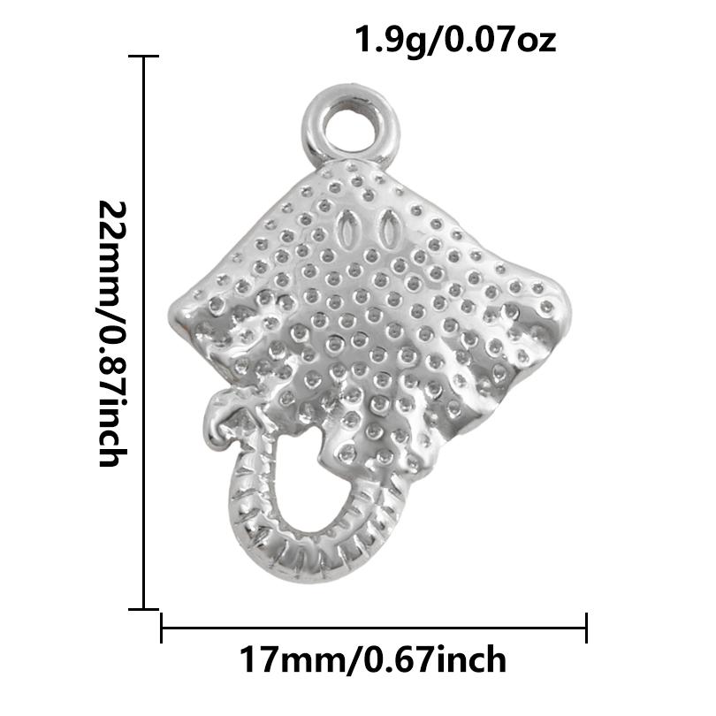 

5pcs Punk Animal Spider Butterfly Bat Wings Stainless Steel Pendant For Jewelry Making Supplies Bird Dragonfly Charm DIY Finding