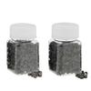 1000 Pieces Silicone Hair Extension Loops Micro Color Ring Beads Brown Black