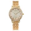 Women's Simple Quartz Watch with Alloy Strap and Diamond Dial