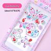 Kristall-Strasssteine DIY Schmuckschatulle Herz-Edelstein-Aufkleber - PVC Selbstklebend