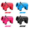 Super Warm Dog Clothes Winter Pet Dog Jacket Coat With Harness Waterproof Puppy Clothing Hoodies For Small Medium Dogs Outfit