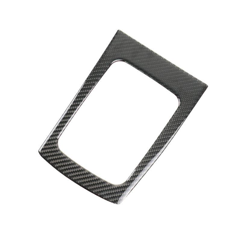 For BMW 3 Series E90 E92 E93 M3 2 Door 2005-2012 Car Styling Rear Row Seat Middle Storage Box Frame Soft Carbon Fiber Trim