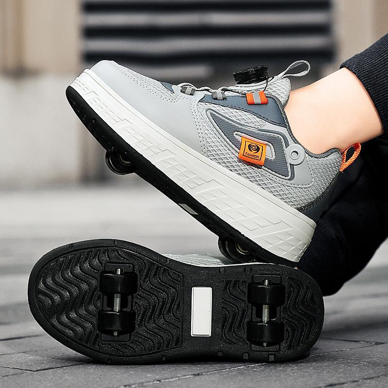 4 Wheel Racing Roller Skates for Boys and Girls Roller Inline Skates Shoes for Children's Ice Skating Sneaker with Wheels Gift