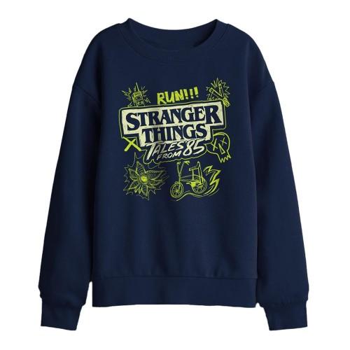 Stranger Things: Tales from ´85 Childrens/Kids Graffiti Glow Sweatshirt